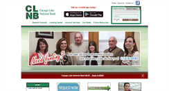Desktop Screenshot of cayugalakenationalbank.com